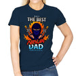 The Best Ninja Dad - Womens T-Shirts RIPT Apparel Small / Navy