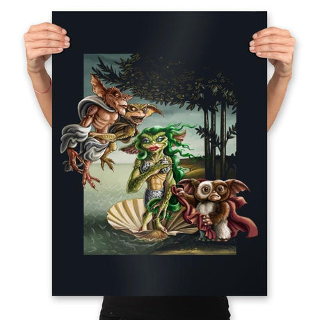 The Birth of Gremlinus - Prints Posters RIPT Apparel 18x24 / Black