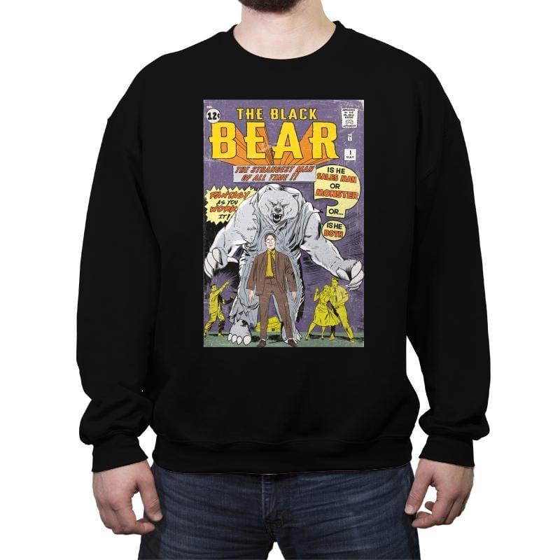 The Black Bear - Crew Neck Sweatshirt Crew Neck Sweatshirt RIPT Apparel Small / Black