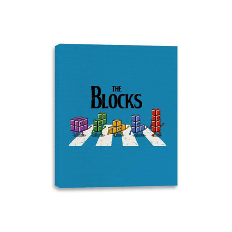 The Blocks - Canvas Wraps Canvas Wraps RIPT Apparel 8x10 / Sapphire