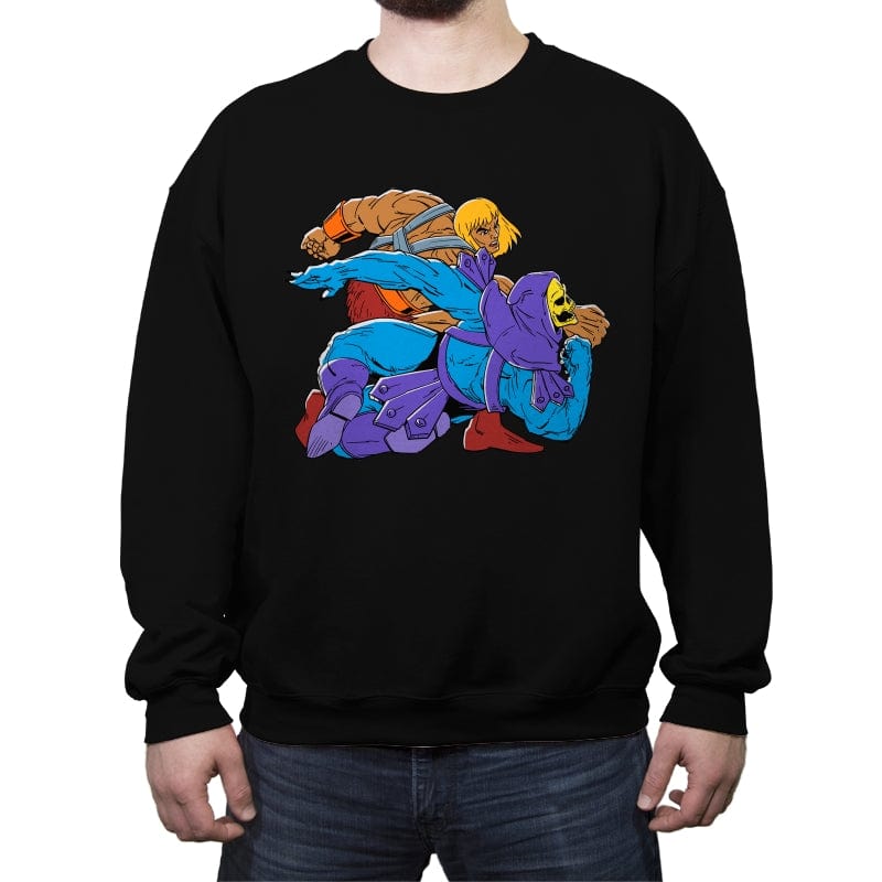 The Blond Knight Returns - Crew Neck Sweatshirt Crew Neck Sweatshirt RIPT Apparel Small / Black