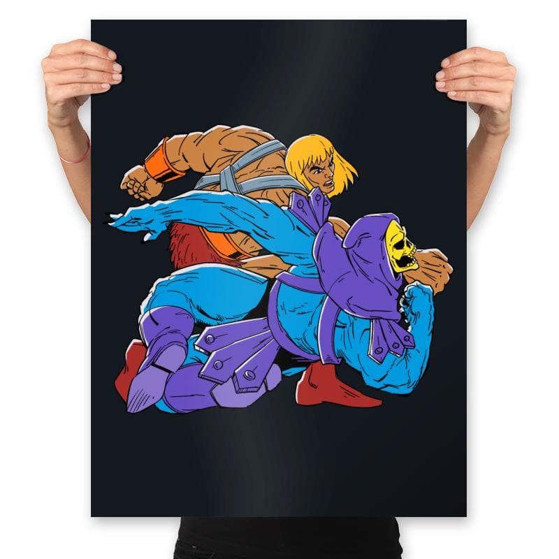 The Blond Knight Returns - Prints Posters RIPT Apparel 18x24 / Black