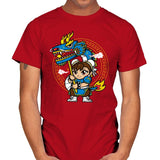 The Blue Dragon Dancer - Mens T-Shirts RIPT Apparel Small / Red