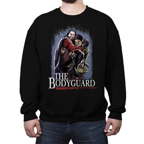 The Bodyguard - Crew Neck Sweatshirt Crew Neck Sweatshirt RIPT Apparel Small / Black