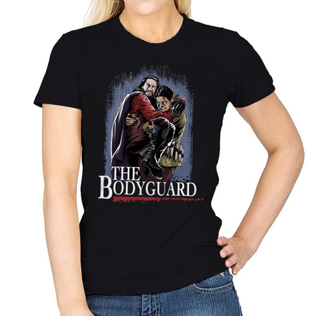 The Bodyguard - Womens T-Shirts RIPT Apparel Small / Black