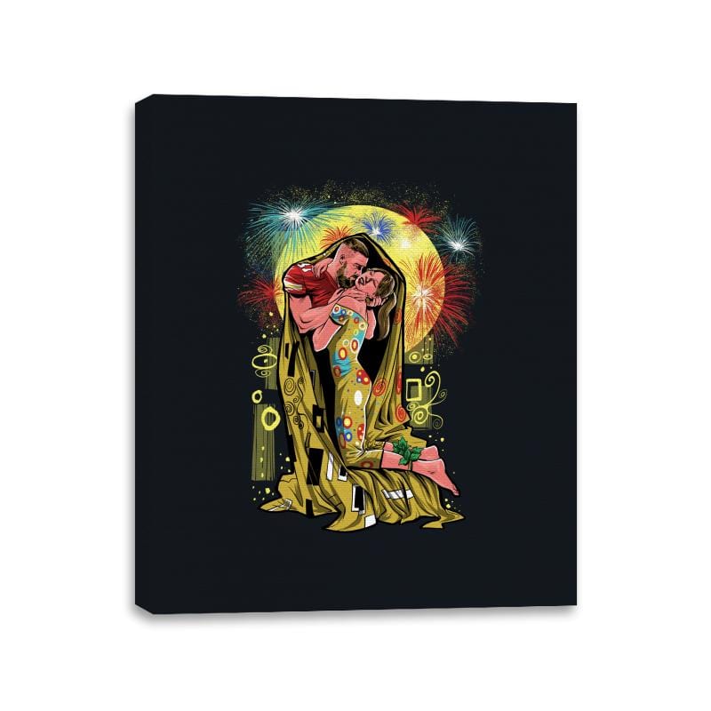 The Bowl Kiss - Canvas Wraps Canvas Wraps RIPT Apparel 11x14 / Black