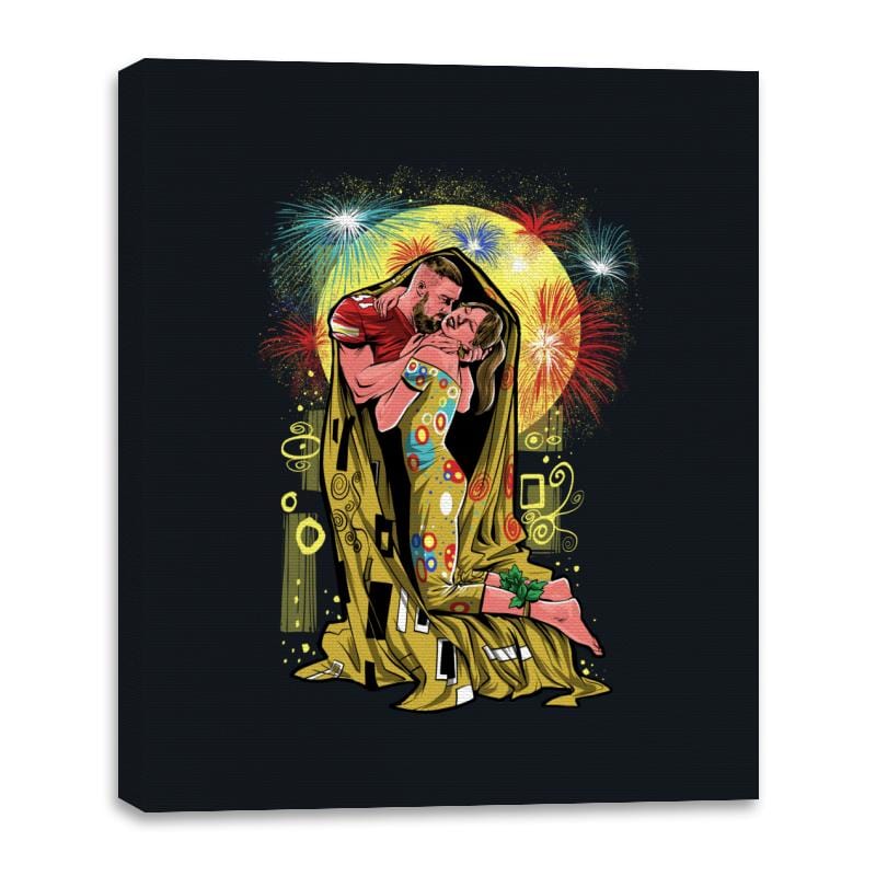 The Bowl Kiss - Canvas Wraps Canvas Wraps RIPT Apparel 16x20 / Black