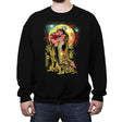 The Bowl Kiss - Crew Neck Sweatshirt Crew Neck Sweatshirt RIPT Apparel Small / Black