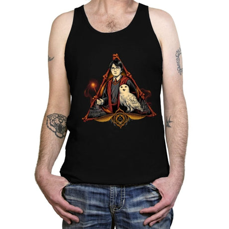 The Boy Who Lived - Tanktop Tanktop RIPT Apparel X-Small / Black