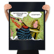 The Bride Slap - Prints Posters RIPT Apparel 18x24 / Black