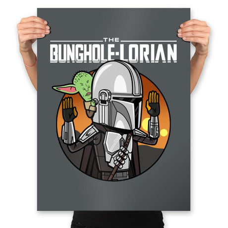 The Bunghole-lorian - Prints Posters RIPT Apparel 18x24 / Charcoal