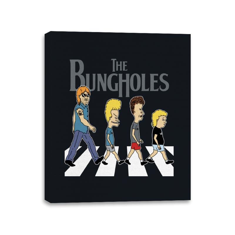 The Bungholes - Canvas Wraps Canvas Wraps RIPT Apparel 11x14 / Black