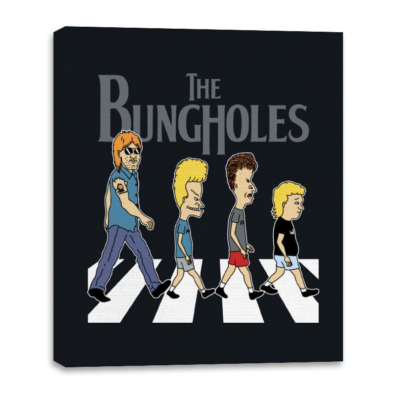 The Bungholes - Canvas Wraps Canvas Wraps RIPT Apparel 16x20 / Black