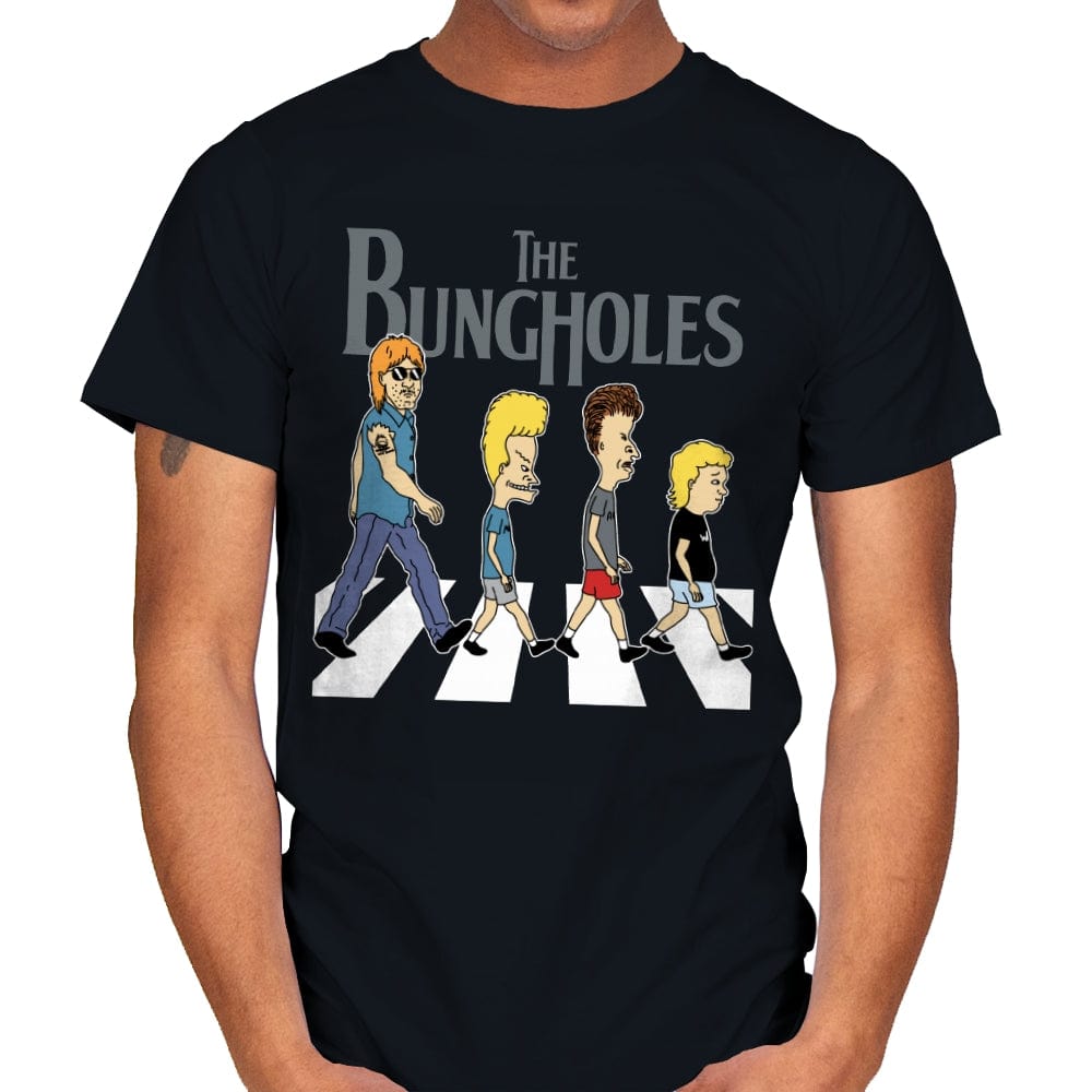 The Bungholes - Mens T-Shirts RIPT Apparel Small / Black