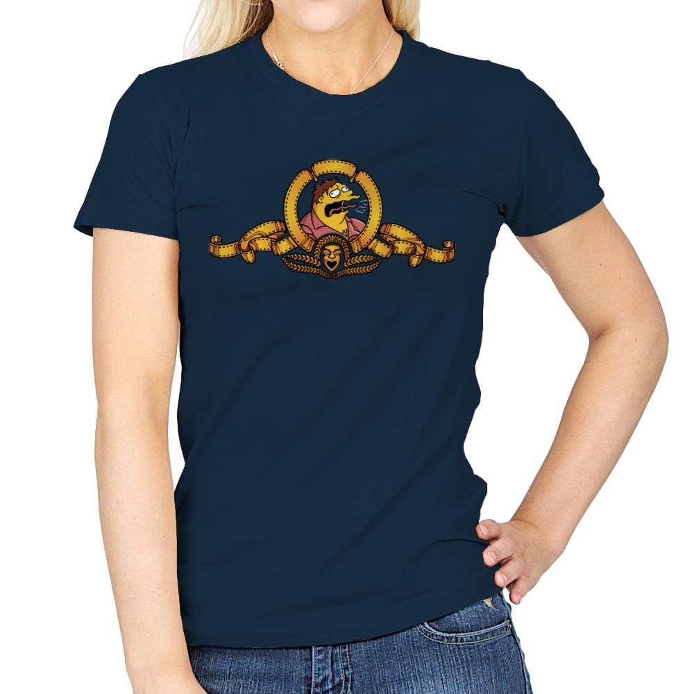 The Burp King - Womens T-Shirts RIPT Apparel Small / Navy