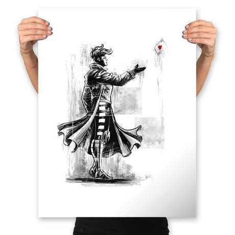 The Cajun on the Wall - Prints Posters RIPT Apparel 18x24 / White