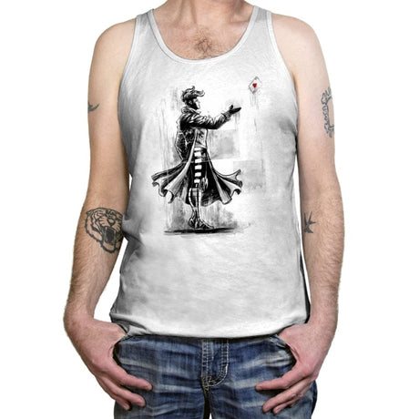 The Cajun on the Wall - Tanktop Tanktop RIPT Apparel X-Small / White