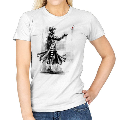 The Cajun on the Wall - Womens T-Shirts RIPT Apparel Small / White