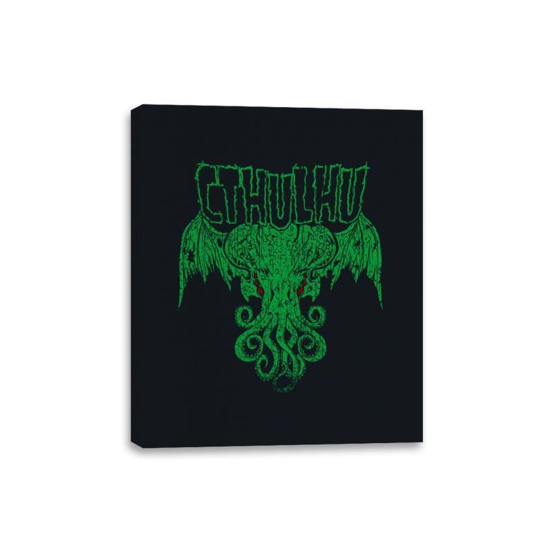 The Call of Metal - Canvas Wraps Canvas Wraps RIPT Apparel 8x10 / Black