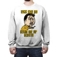 The Captain Meme - Crew Neck Sweatshirt Crew Neck Sweatshirt RIPT Apparel Small / White