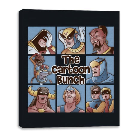 The Cartoon Bunch - Canvas Wraps Canvas Wraps RIPT Apparel 16x20 / Black