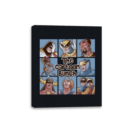 The Cartoon Bunch - Canvas Wraps Canvas Wraps RIPT Apparel 8x10 / Black