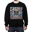 The Cartoon Bunch - Crew Neck Sweatshirt Crew Neck Sweatshirt RIPT Apparel Small / Black