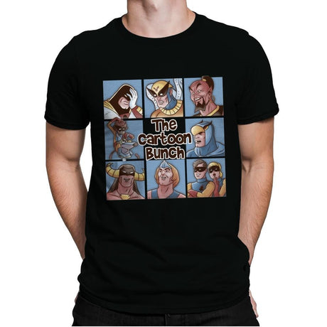 The Cartoon Bunch - Mens Premium T-Shirts RIPT Apparel Small / Black