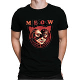 The Cat said Meow - Mens Premium T-Shirts RIPT Apparel Small / Black