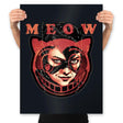 The Cat said Meow - Prints Posters RIPT Apparel 18x24 / Black