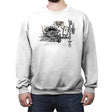 The Cell Father - Crew Neck Sweatshirt Crew Neck Sweatshirt RIPT Apparel Small / White