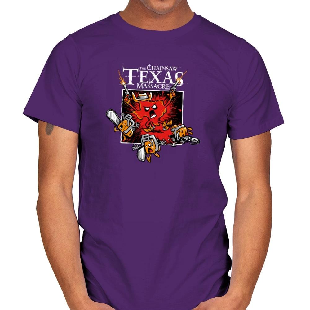 The Chainsaw Texas Massacre Exclusive - Mens T-Shirts RIPT Apparel Small / Purple