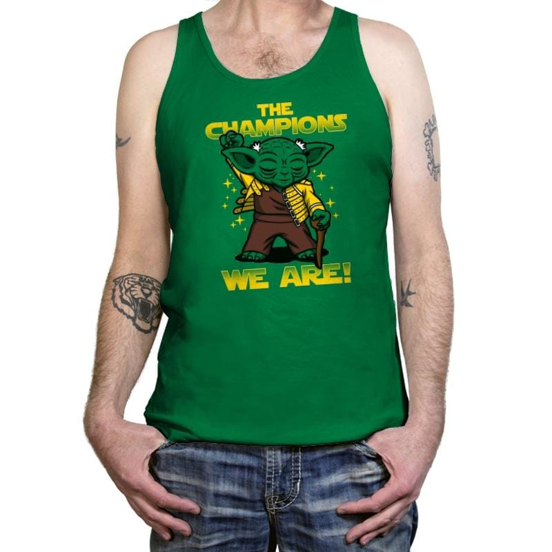 The Champions We Are - Tanktop Tanktop RIPT Apparel X-Small / Kelly