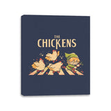 The Chickens - Canvas Wraps Canvas Wraps RIPT Apparel 11x14 / Navy