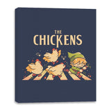 The Chickens - Canvas Wraps Canvas Wraps RIPT Apparel 16x20 / Navy