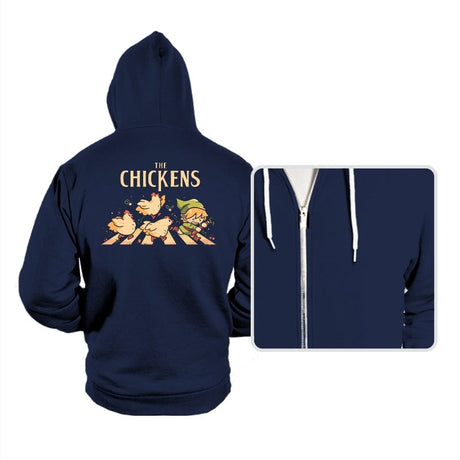 The Chickens - Hoodies Hoodies RIPT Apparel Small / Navy