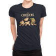 The Chickens - Womens Premium T-Shirts RIPT Apparel Small / Midnight Navy