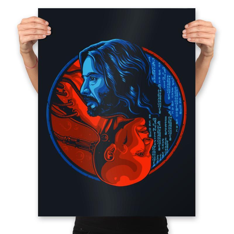 The Choice - Prints Posters RIPT Apparel 18x24 / Black