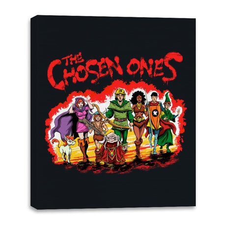 The Chosen Ones Roll - Canvas Wraps Canvas Wraps RIPT Apparel 16x20 / Black