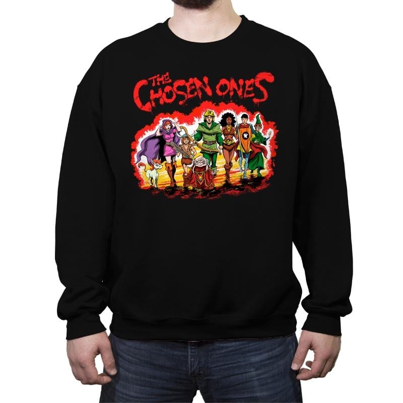 The Chosen Ones Roll - Crew Neck Sweatshirt Crew Neck Sweatshirt RIPT Apparel Small / Black