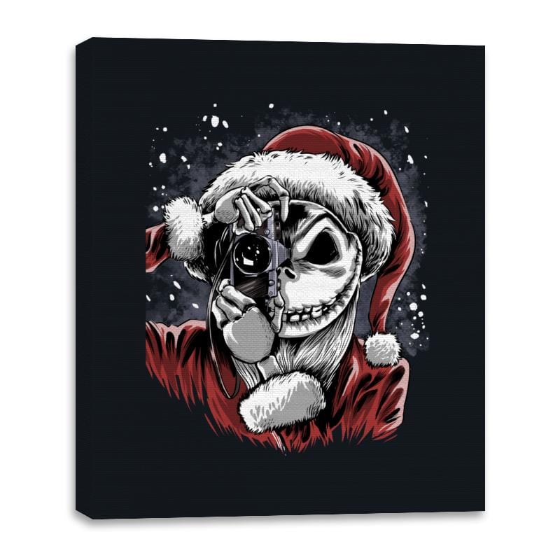 The Christmas Joke - Canvas Wraps Canvas Wraps RIPT Apparel 16x20 / Black