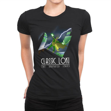 The Classic - Womens Premium T-Shirts RIPT Apparel Small / Black