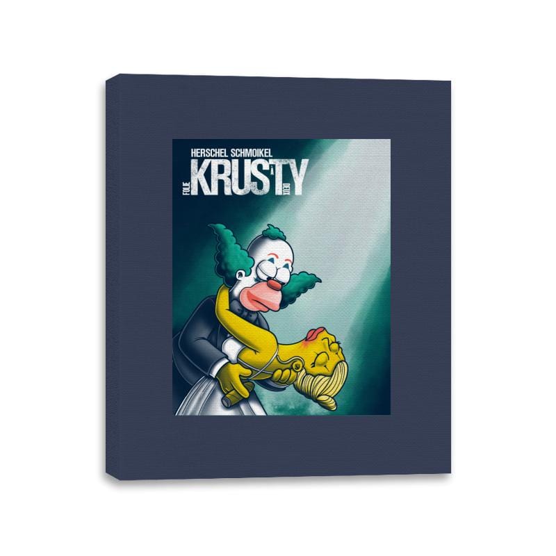 The Clown 2 - Canvas Wraps Canvas Wraps RIPT Apparel 11x14 / Navy