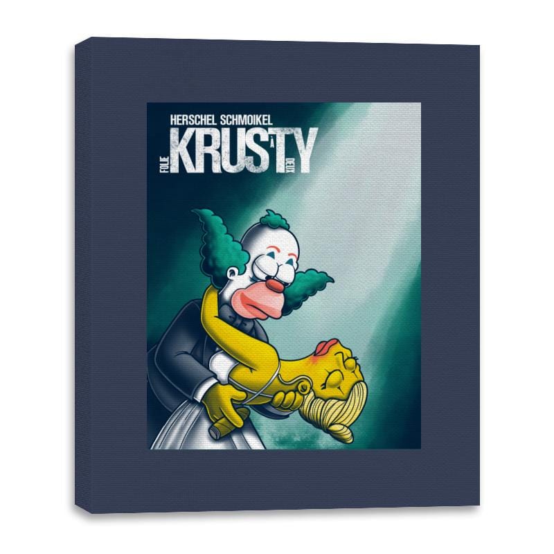 The Clown 2 - Canvas Wraps Canvas Wraps RIPT Apparel 16x20 / Navy