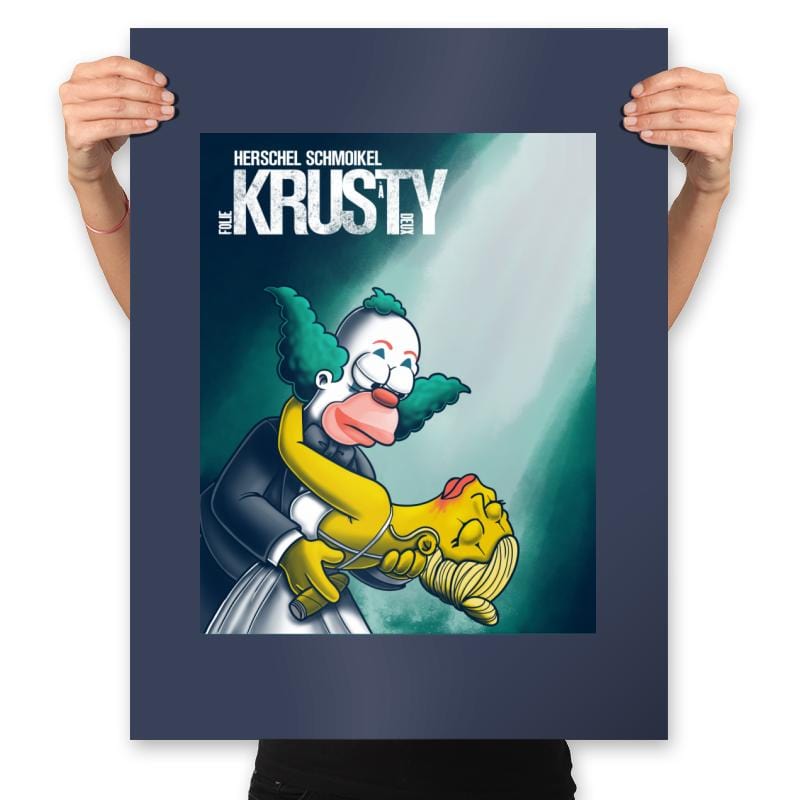 The Clown 2 - Prints Posters RIPT Apparel 18x24 / Navy