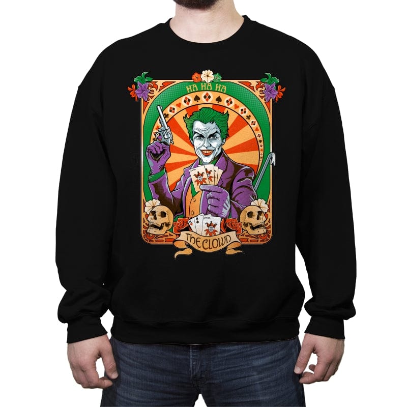 The Clown - Crew Neck Sweatshirt Crew Neck Sweatshirt RIPT Apparel Small / Black