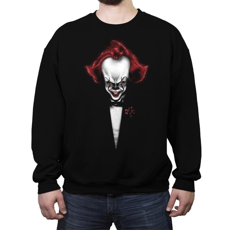 The Clown Father - Crew Neck Sweatshirt Crew Neck Sweatshirt RIPT Apparel Small / Black