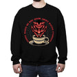 The Coffee Devil - Crew Neck Sweatshirt Crew Neck Sweatshirt RIPT Apparel Small / Black