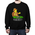 The Comic Guy Adventure - Crew Neck Sweatshirt Crew Neck Sweatshirt RIPT Apparel Small / Black