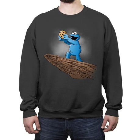 The Cookie King - Crew Neck Sweatshirt Crew Neck Sweatshirt RIPT Apparel Small / Charcoal